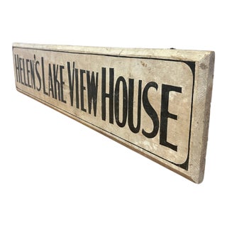 C. 1920's - 30's Sign For Sale