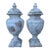 Pair of 19th Century French Terracotta White Urns For Sale