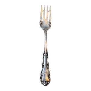 Antique Sterling Silver, International Silver "Wild Rose-Old/ Rosalind" Salad Fork. Monogram "B".