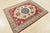 Farmhouse Kazak Rug 4'11'' X 6'4'' Red Wool Tribal Hand-Knotted Oriental Carpet For Sale - Image 3 of 12