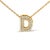 Elegance meets personalized charm in this exquisite pendant, meticulously crafted from radiant 10K yellow gold enhances...