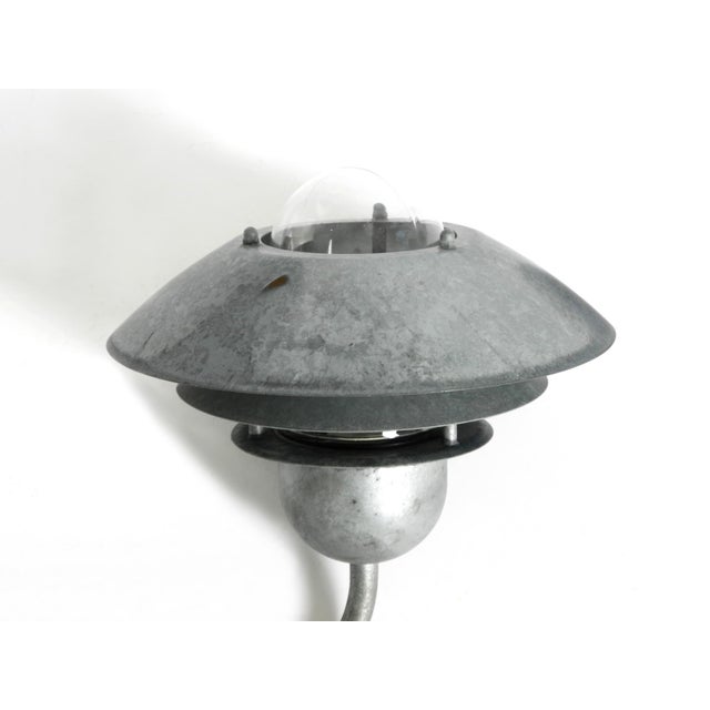 Vintage Danish Outdoor Lamp in Galvanized Steel and Glass Shade from Nordlux, 1990s For Sale - Image 14 of 18