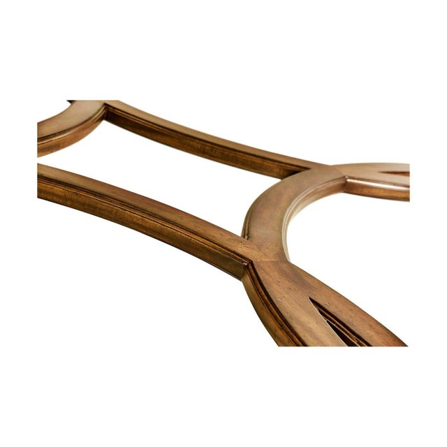 Not Yet Made - Made To Order Traditional Round Coffee Table with Glass Inset For Sale - Image 5 of 7
