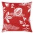 The House Of Scalamandré Pepper Square Pillow In Redhot For Sale
