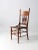 Antique Pressed Back Chair With Leather Seat For Sale - Image 4 of 11