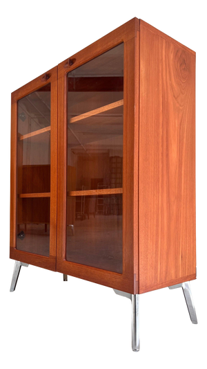 Teak Display Cabinet by H.W. Klein for Bramin