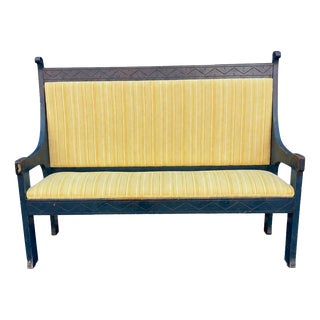 Art Nouveau Settee, Sweden, 1900 For Sale