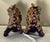 Japanese Taisho Period Cobalt Blue Kutani Foo Dogs Shishi / Temple Lions For Sale - Image 4 of 17