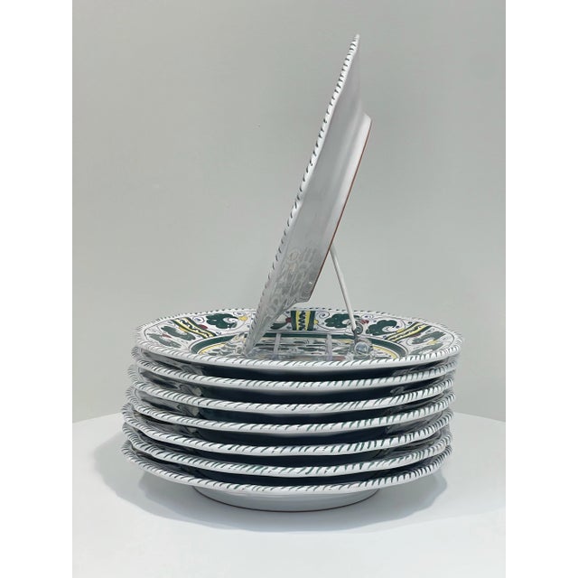 Traditional Orvieto Dinner Plate, Full Design - Set of 8 For Sale - Image 3 of 10