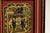 Vintage Asian Hardware Art Shadow Box Good Fortune Wall Art Engraved Brass Plate 21.5" For Sale In Los Angeles - Image 6 of 16