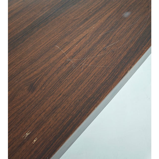 Vintage Conference Table in Wood and Steel, 1970s For Sale - Image 10 of 18