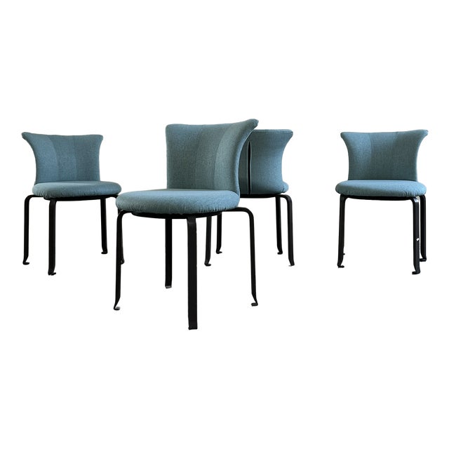 Vintage Japanese Miabi Chairs by Kazuhide Takahama for B&B Italia, 1980s, Set of 4 For Sale