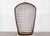 Circa mid 20th Century. Mid Century French bamboo rattan swinging egg chair. Measures: W 76 x D 50 x H 110 cm.