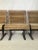 Mid Century Falcon Oak Slatted Cast Iron Bench For Sale - Image 4 of 11