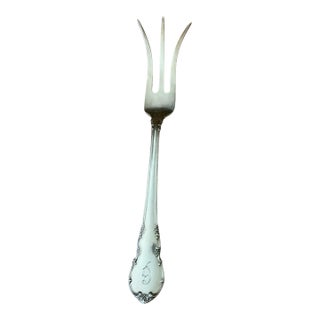 Late 19th Century Lunt Sterling Silver Lemon Fork For Sale