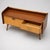 Vintage low sideboard hallway cabinet with flap and 2 drawers. Give your interior character with this stylish vintage low...