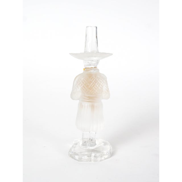 20th Century Saint-Louis French Crystal Figure of a Pan Playing the Panpipes For Sale In New York - Image 6 of 8