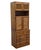 ETHAN ALLEN Heirloom Maple Nutmeg Custom Room Plan 30" Shutter Door Radio Cabinet w. HiFi Turntable and Speaker Cabinets...