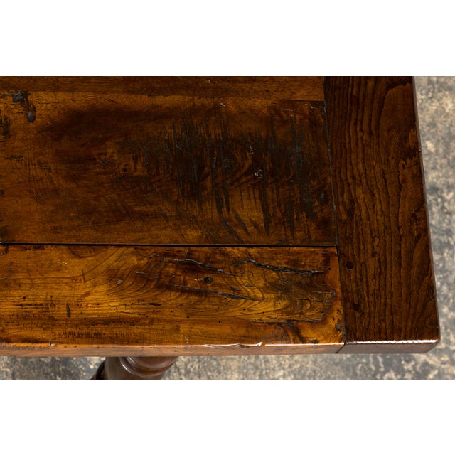 Wood Early 19th Century French Louis XIII Style Oak Farmhouse Dining Table For Sale - Image 7 of 18