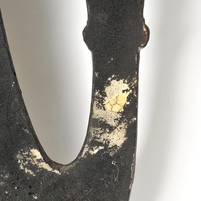 Extra Large Vintage Bow and Tassel Wall Hanging Candle Holder for Pillar Candles For Sale - Image 11 of 12