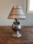 Metal Rare Antique Art Deco Machine Age 1930's Saturn Chase Table Lamp - Aluminium Shade For Sale - Image 7 of 8
