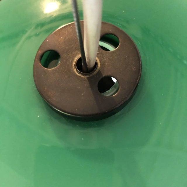 Mid-Century Modern Glass Pendant Lamp attributed to Vistosi For Sale - Image 3 of 6