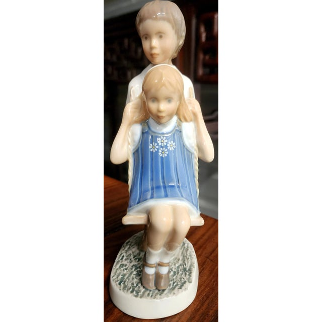 1980s Bing & Grondahl Danish Fine Porcelain Figurine For Sale - Image 5 of 13