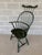 English Nichols & Stone Olive Green Maple Comb Back Arm Chair For Sale - Image 3 of 10