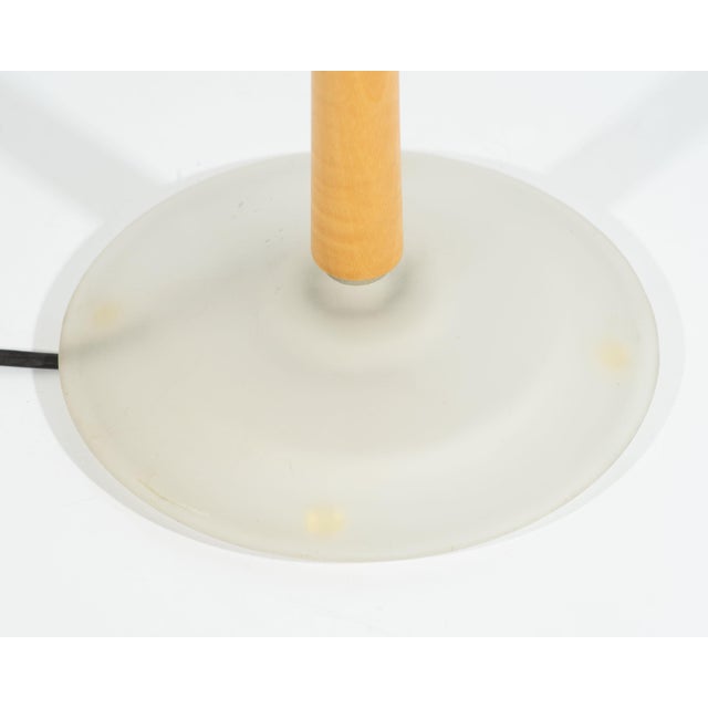 Contemporary Matteo Thun 1990s Arteluce “Pao T2” Beech and Glass Lamp For Sale - Image 3 of 11