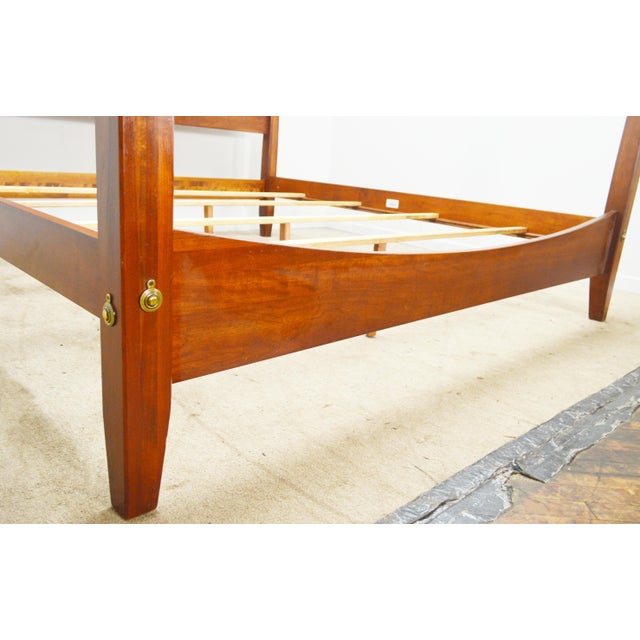 Erhan Allen King Cherry Poster Bed For Sale In Philadelphia - Image 6 of 14