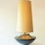 Ceramic Ceramic Floor Table Lamp with Silk Lampshade attributed to R. Houben, 1970s For Sale - Image 7 of 12