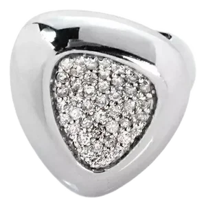 Roberto Coin Capri Plus Diamond Sterling Silver Ring - Size 6