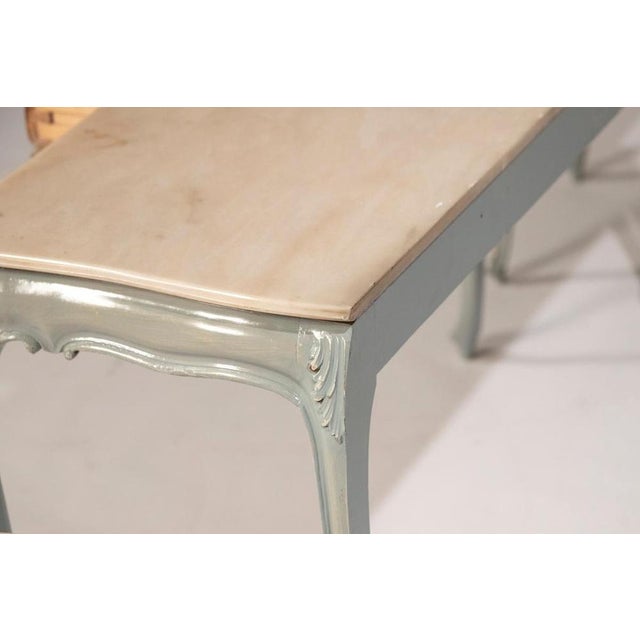 Vintage Dressing Table with Distressed Finish, 1970s, Set of 4 For Sale - Image 18 of 18