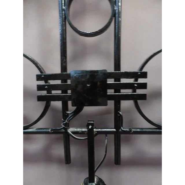 Antique Metal Chandelier Decor For Sale - Image 7 of 11