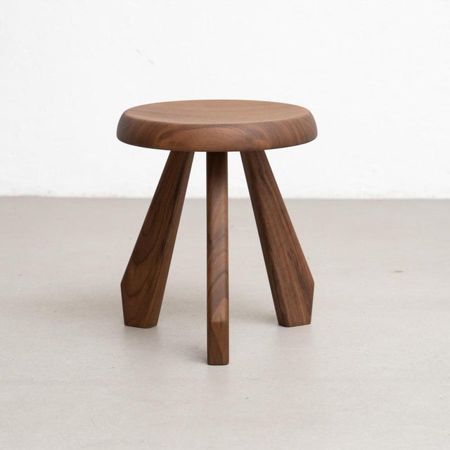 Meribel Wood Stools by Charlotte Perriand for Cassina, Set of 2 For Sale - Image 3 of 17