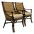 Vintage Woven Rattan Lounge Chairs - A Pair For Sale