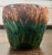 Vintage Majolica Jardiniere Art Deco "Sun & Moon" C1920s. The lovely Jardiniere is glazed with a lovely majolica style...