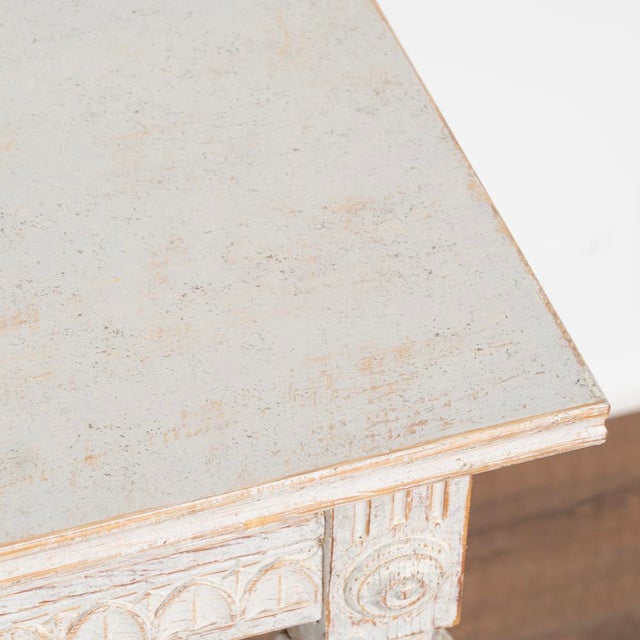 Antique Gustavian White Painted Side Table Small Writing Table, Sweden ...