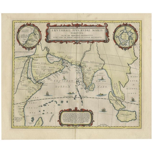 Map of Egypt towards Arabia and India to Java, 1660 For Sale - Image 6 of 6