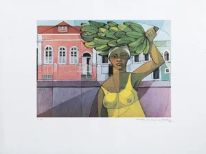 Thomas Jose De Melo, Lady, Silkscreen on Paper