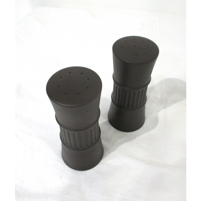 Mid-Century Modern Dansk Flamestone Salt & Pepper Shakers by Jens Quistgaard Denmark For Sale - Image 3 of 7
