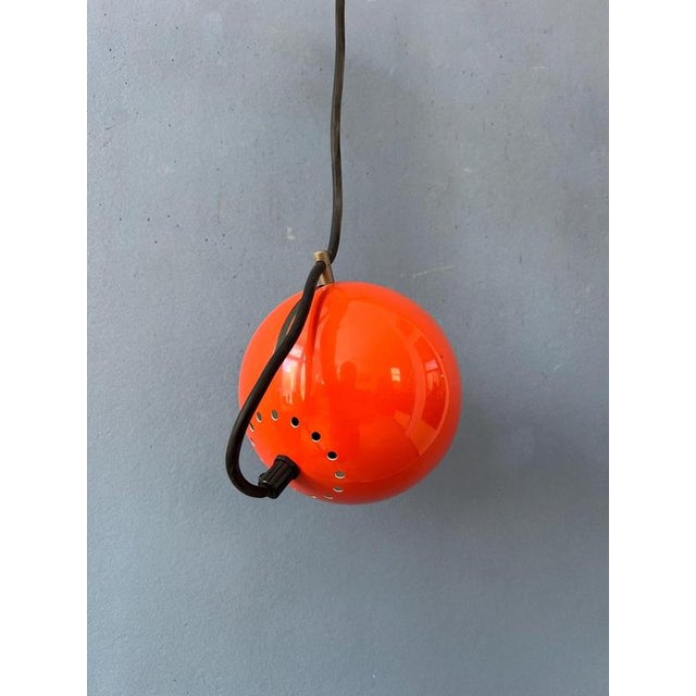 Small Red Adjustable Eyeball Pendant Lamp from Artimeta For Sale - Image 9 of 11