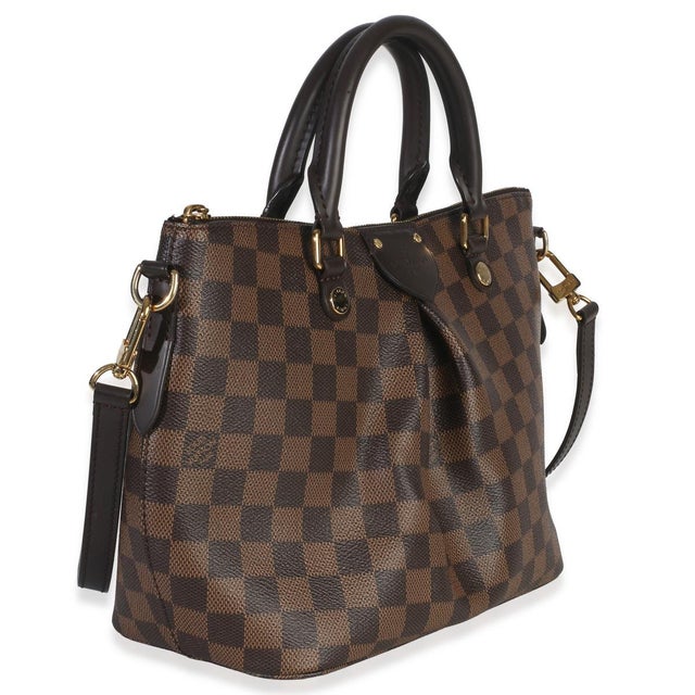 Contemporary Damier Ebene Canvas Siena PM For Sale - Image 3 of 9