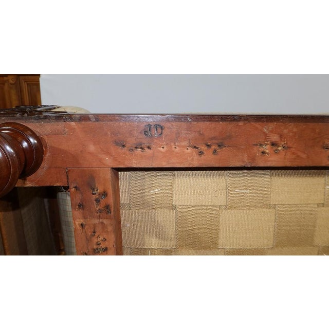 Long Victorian Mahogany Chaise Lounge, England, 19th Century For Sale - Image 18 of 18