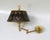 Brown Bouillotte Wall Lights in Bronze Gilded, France, 1970s, Set of 2 For Sale - Image 8 of 18