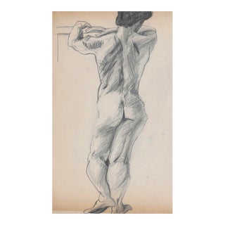 1950s Paul McCarron Mid Century Nude Figure Drawing For Sale
