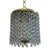 Vintage Hollywood Regency Crystal Waterfall Pendant Light For Sale