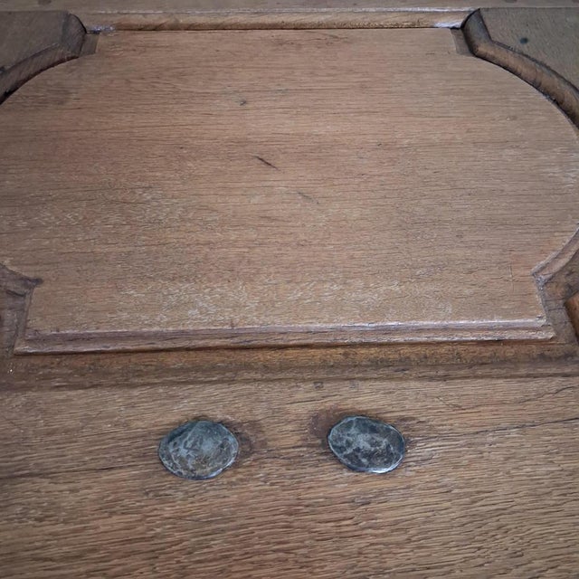 Antique Oak Chest with Iron Hardware, 18th-19th Century For Sale - Image 10 of 18