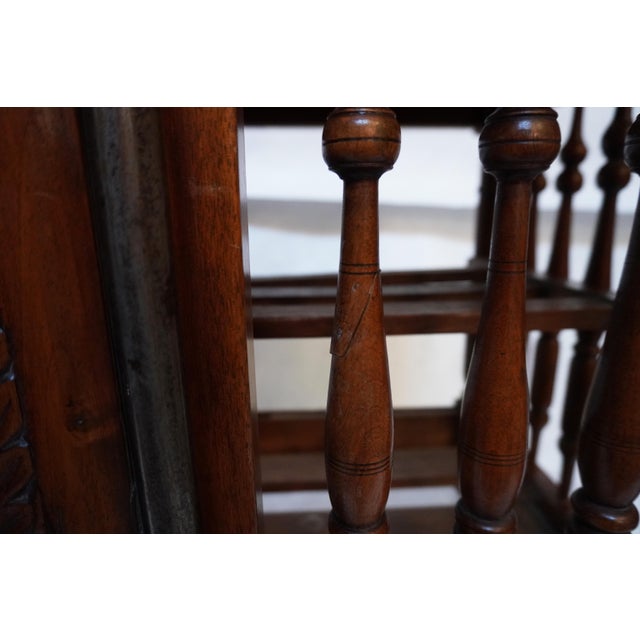 Antique Cherry Carved Provençal Bread Pannetière Shelf For Sale - Image 4 of 18