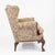 Chippendale Late 20th Century George II Style Walnut Wing Armchair by Mike Bell For Sale - Image 3 of 18